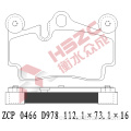 Padera de freno de cerámica FMSI D978 para VW